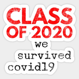 Survived Covid19 Sticker